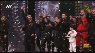 اجرای گروه پسران نینجا در فصل دوم عصر جدید با زنگ طلایی احسان علیخانی
