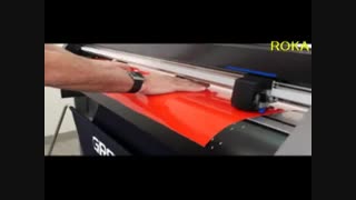 لود کردن رول مدیا در گرافتک CE 7000