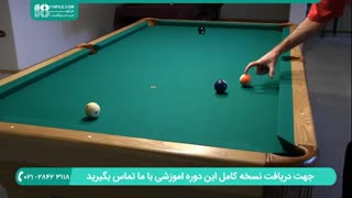 تکنیک بازی بیلیارد نحوه هدفگیری منعکس