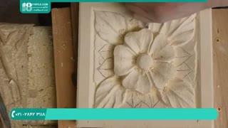 آموزش حکاکی گل بر روی سنگ