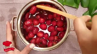 مربای توت فرنگی خانگی