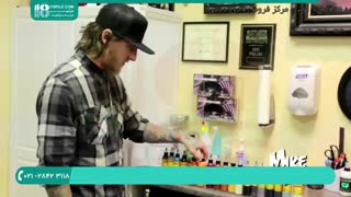 آموزش روش تتوی بدن با رنگ های مختلف