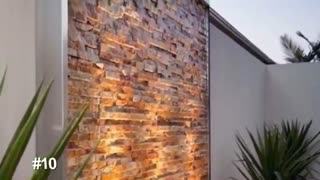 30 ایده خلاقانه و جالب برای نورپردازی دیوار باغ و حیاط خانه