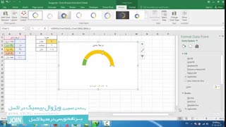 طراحی نمودار سرعت سنج در داشبورد مدیریتی اکسل (قسمت اول)