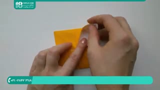 آموزش تصویری اوریگامی مقدماتی آفتاب گردون