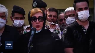 خاکسپاری سیروس گرجستانی در بهشت زهرا