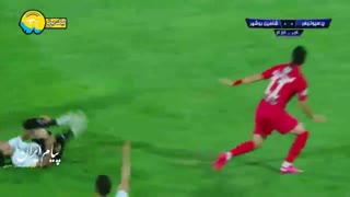تک گل بازی پرسپولیس 1 – شاهین شهرداری بوشهر صفر + صحنه اخراج کامیابی نیا