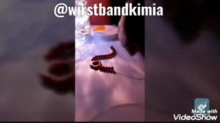 دستبند کشی با کریستال قرمز