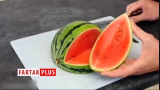 طراحی جالب هندوانه به شکل مرغابی