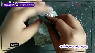 آموزش ساخت کاردستی عاشقانه با شیشه مربا