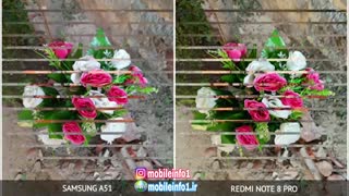 مقایسه دوربین Galaxy A51 و شیائومی Redmi Note8 pro