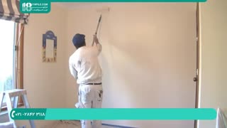 طرز استفاده از پیستوله برای رنگ آمیزی دیوار