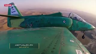 پرواز جت آموزشی یاسین ساخت ایران