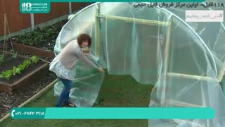 آموزش نصب کاور پلاستیکی گلخانه