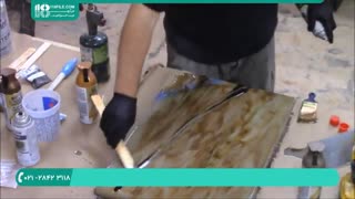 آموزش ساخت کفپوش گرانیتی با رزین اپوکسی