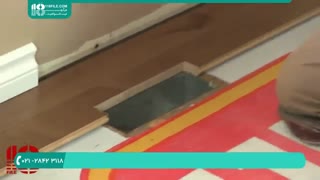 نحوه ی  اتصال کف  پوش چوبی  و لمینت