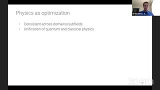 Physics from Machine Learning workshop