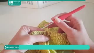 طرز بافت ژاکت زیبا با قلاب و کاموا