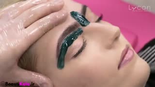 وکس موهای زیر ابرو