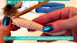 آموزش بافت عروسک دخترانه با قلاب