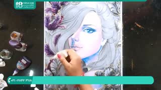 آموزش مرحله به مرحله ی  نقاشی ویترای بر روی شیشه