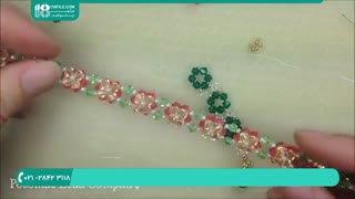 ساخت زیورآلات مهره های با سنگ های کریستال