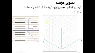 رسم فنی و نقشه کشی ساختمان-10-رسم تصاویر مجسم