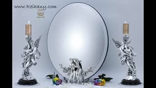 آینه و شمعدان نقره، آینه و شمعدان عروس، نقره ریحانی