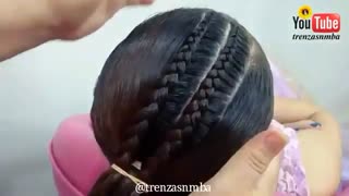 آموزش مدل مو دخترانه بافت و شینیون- مومیس مرجع و مشاور مو