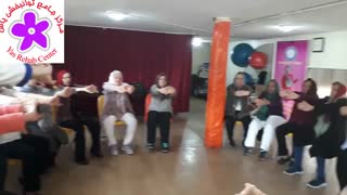 تمرین درمانی گروهی سالمندان قسمت 2