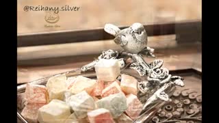 ظروف نقره، کریستال نقره، نقره ریحانی