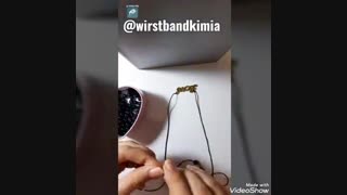 گردبند گره کشویی با پلاک love