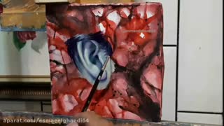 آموزش نقاشی آبستره