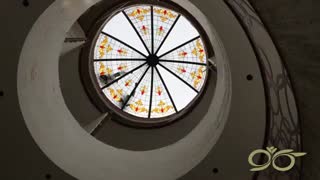 گنبد شیشه ای جویبار ( ساخت با شیشه های تزئینی استین گلس )