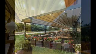 حقانی 09380039391-جدیدترین سایبان ریموتدار کافه رستوران عربی-زیباترین سایبان ریموتدار فودکورت