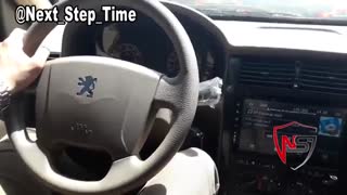 تست و بررسی  405 با موتور xu7 بعد از ریمپ ایسیو در مجموعه نکست استپ