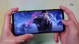 وید‌ئوی جعبه گشایی و تست گیم گوشی Black Shark 3
