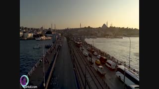 پل زیبای گالاتا در استانبول | پلی روی خلیج شاخ طلایی | استانبول گردی با پین تاتی