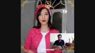 درگیری لفظی دختر و پسر مازندرانی