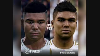 پارت اول مقایسه فیس بازیکنان در دو بازی pes2020 , fifa2020