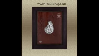 آینه و شمعدان نقره، آباژور نقره، تابلوی نقره، تابلوی گل نقره، نقره ریحانی