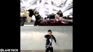 مسخره کردن آهنگ fake love_BTS توسط ادام و جاستین シ