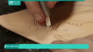 آشنایی با قلم هایی مختلف حکاکی روی چرم و استفاده از آن