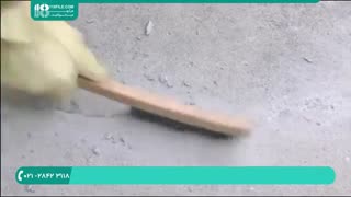 نحوه تعمیر ترک بتنی کفپوش وینیل ( pvc )