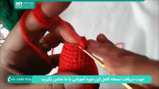 آموزش گام به گام بافت عروسک گوزن با قلاب