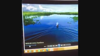 تست ویدئو پروژکتور استوک NEC زیر نور مستقیم لامپ