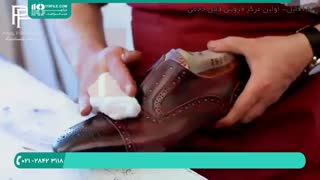 روش دوخت کفش چرمی مردانه همراه با الگو