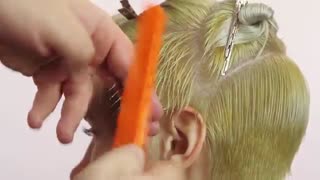 آموزش مدل مو کوتاه جلو کج- مومیس مرجع و مشاور مو