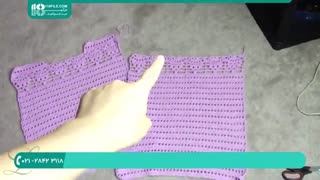 بافت ژاکت دخترانه نیم آستین یقه خشتی