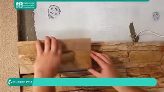 طریقه ی نصب سنگ های آنتیک نمای بیرونی ساختمان
